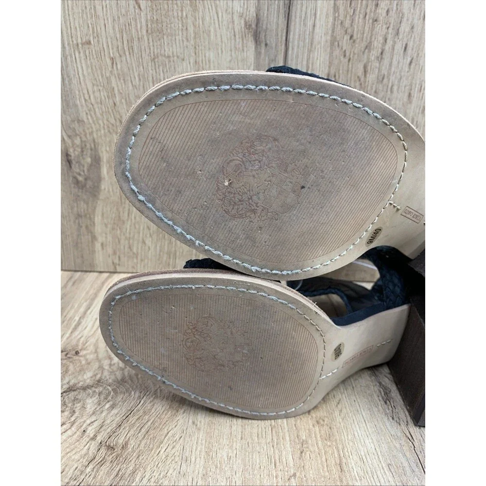 Vince Camuto Womens Kolema Block Heel Sandal Shoes Strap back Black  Size US 9M - Picture 13 of 16
